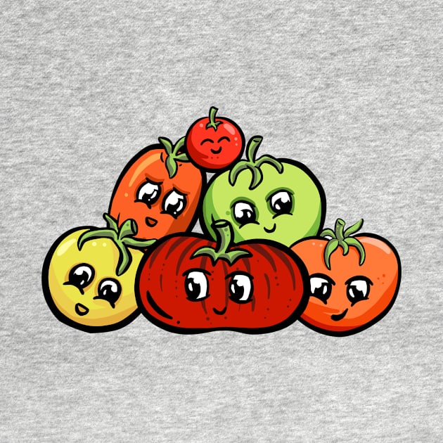 Cheeky Cartoon Tomato Varieties Characters Garden Tips Toons by Garden Tips Toons